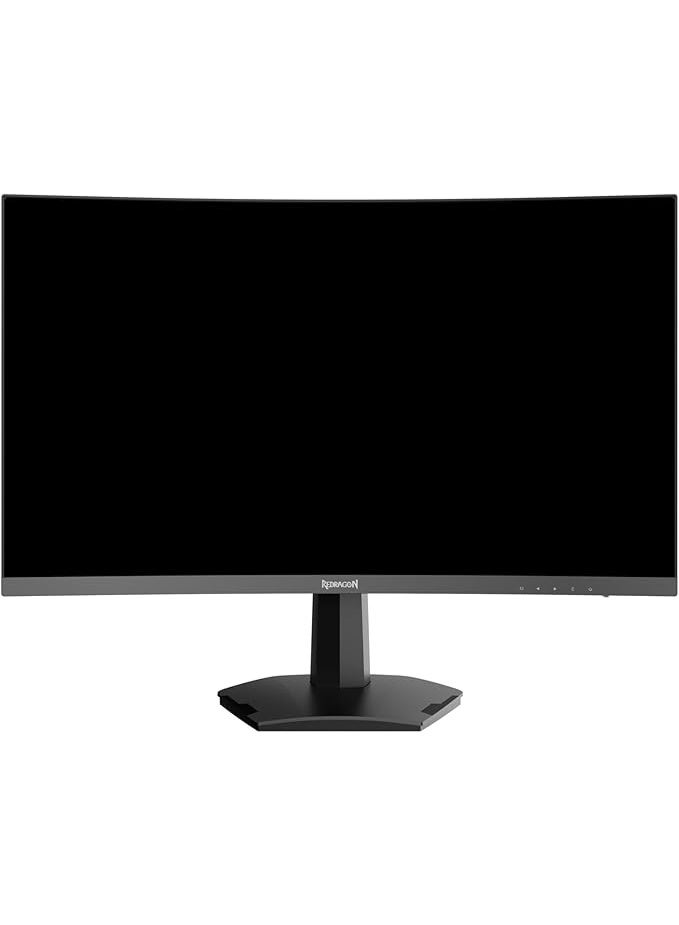 Redragon Gaming Monitor 27" Curved R1500-180Hz Refresh Rate with FHD Resolution 1920x1080, VA Panel, 1.5ms Response Time with motion blur